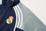 2025-26 Mens Real Madrid royal blue Jacket Training Suit