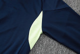 2025/26 Mens Real  Madrid Upper Blue Half-pull Training Suit