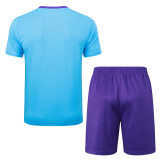 2025-26 Mens Real Madrid Light blue  Training Short Suit