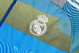 2025-26 Mens Real Madrid Blue green  Jacket Training Suit