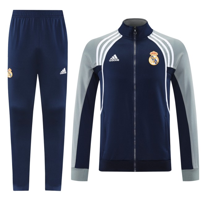 2025-26 Mens Real Madrid royal blue Jacket Training Suit