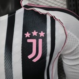 2025-26 Player version Mens Juventus home Long sleeve Jersey