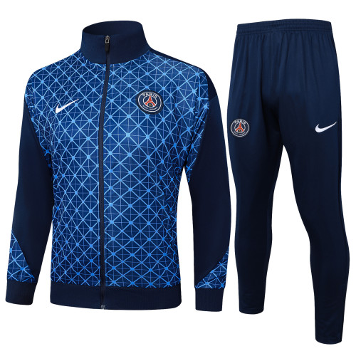 2025/26 Mens KIDS PSG Royal Blue Jacket + Pants Training Suit red