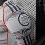 2025-26 Mens Bayern Munich Away Authentic Player Long sleeve soccer Jersey