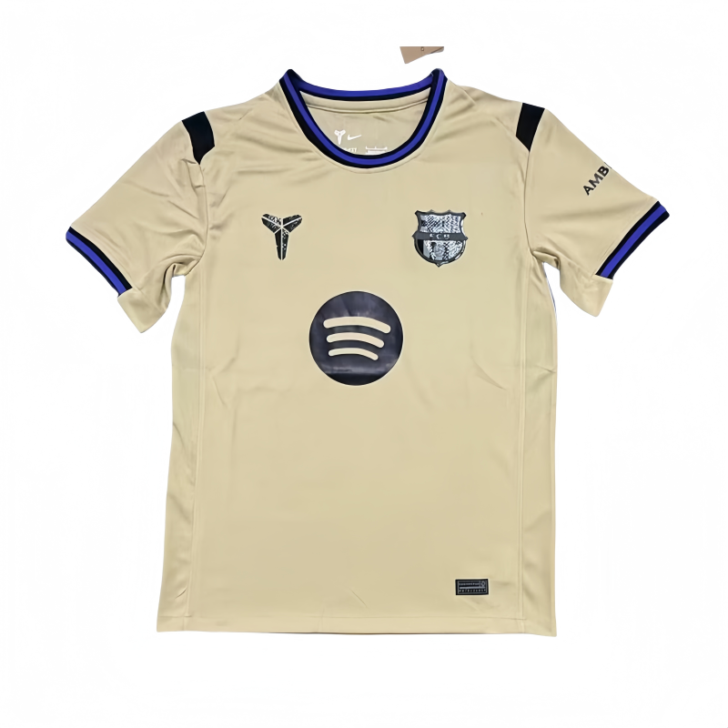 2025-26 Mens Barcelona Special Edition yellow soccer jersey