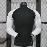 2025/26 Mens Corinthians white black Long sleeve Player  soccer jersey