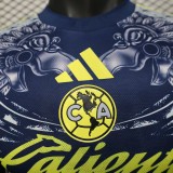 2025-26 Mens Club America blue Player Version Soccer Jersey