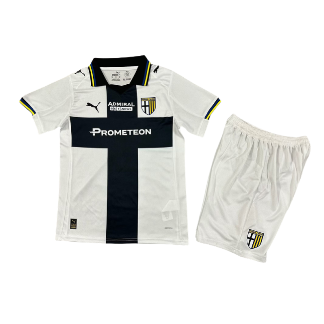 Kids Parma Calcio  home Black and white Jersey  2526