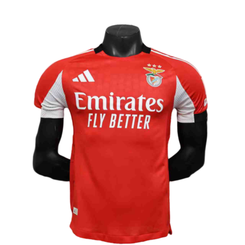 Men's Benfica Home red Player version soccer Jersey 2526