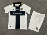 Kids Parma Calcio  home Black and white Jersey  2526