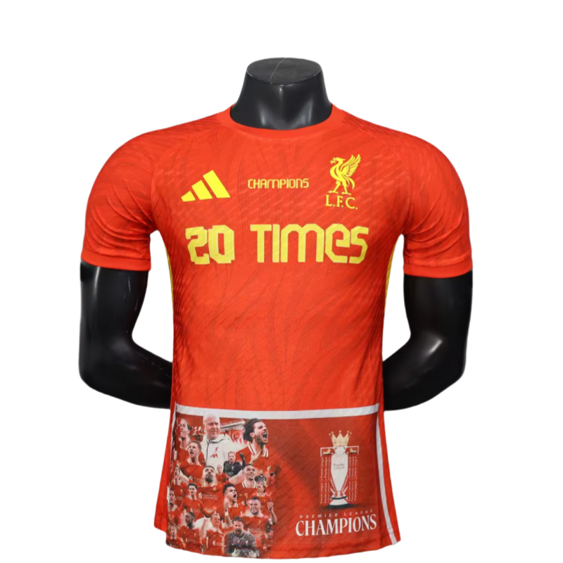 Mens LIV red Soccer Jersey Player Version 2025-26