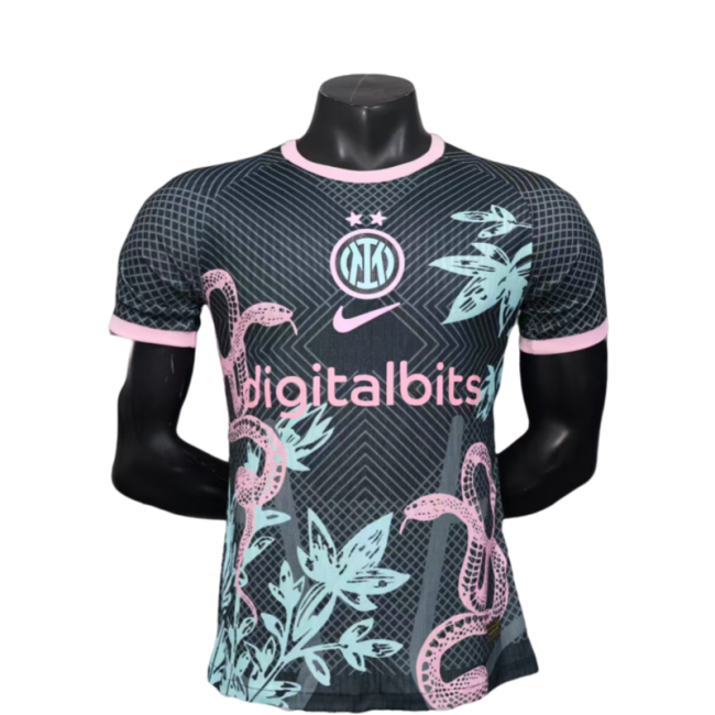 2025-26 Mens Inter Milan black Special Edition Player soccer  Jersey
