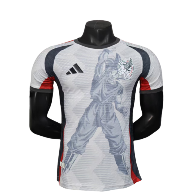 Player version Mens Mexico special edition grey soccer jersey 2526