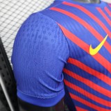 Mens Barcelona blue Special Edition  Player  soccer jersey 2526
