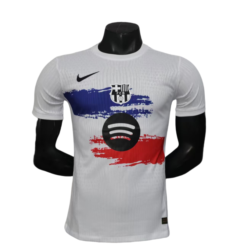 2025-26 Mens Barcelona white Player Special Edition soccer jersey