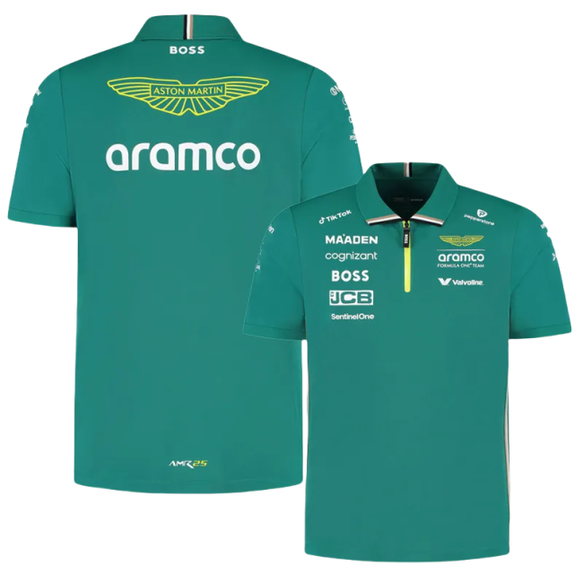 2025 F1 Aston Martin Polo Green Racing Suit