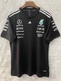 2025 F1 Mercedes Black Polo Racing Suit