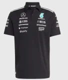 2025 F1 Mercedes Black Polo Racing Suit