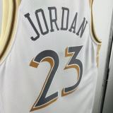 24-25 BULLS JORDAN #23 White City Edition Top Quality Hot Pressing NBA Jersey
