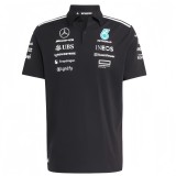 2025 F1 Mercedes Black Polo Racing Suit
