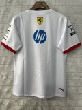 2025 F1 Ferrari White T-Shirts Racing Suit