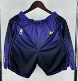 24-25 LAKERS Purple City Edition Top Quality NBA Pants