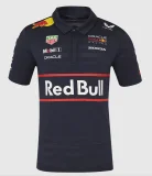 2025 F1 Red Bull Black Polo Racing Suit