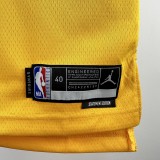 22-23 Indiana Pacers HALIBURTON #0 Yellow Top Quality Hot Pressing NBA Jersey