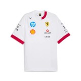 2025 F1 Ferrari White T-Shirts Racing Suit