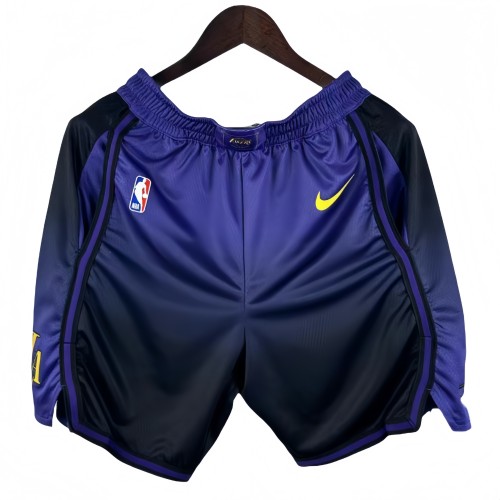 24-25 LAKERS Purple City Edition Top Quality NBA Pants