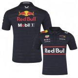 2025 F1 Red Bull Black Polo Racing Suit