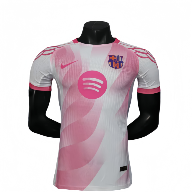 Mens Barcelona pink Player Special Edition soccer jersey 2025/26