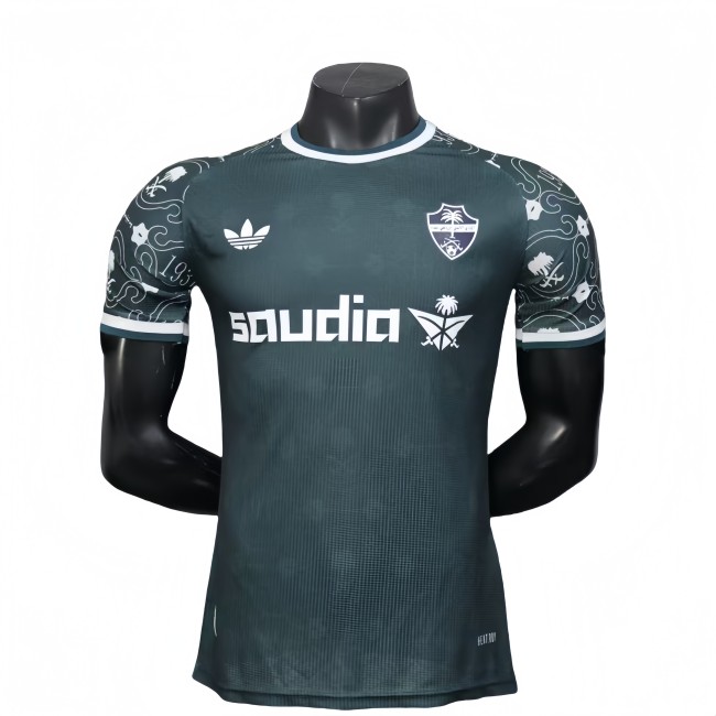 Mens Al-Ahli Saudi black Player Special Edition soccer jersey 2025-26