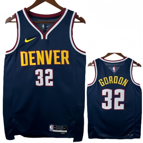 22-23 Nuggets GORDON #32 Royal blue Top Quality Hot Pressing NBA Jersey