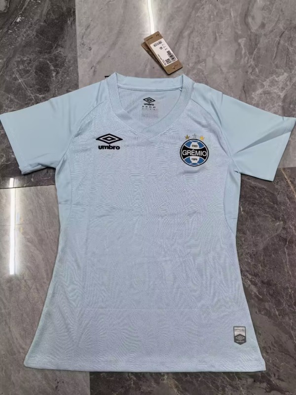 2025-26 Gremio Women white  away Soccer Jersey