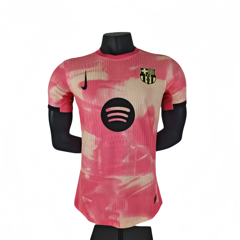 Mens Barcelona pink Player Special Edition soccer jersey 2025/26