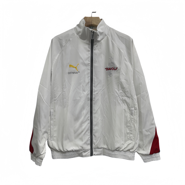 Mens AC white Windbreaker 2526