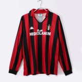 Mens Jersey AC  Home  Retro Long sleeve 1988-89