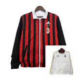 Mens AC Retro Double sided White Red Windbreaker 2526
