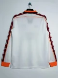 1998-99 Retro Roma white away Long sleeve Jersey