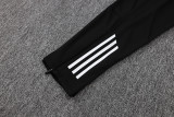 25-26 Ajax Black Half Pull Tracksuit