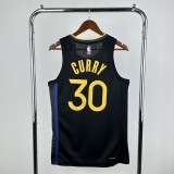 24-25 WARRIORS CURRY #30 Black Top Quality Hot Pressing NBA Jersey (Trapeze Edition)