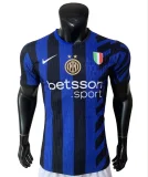 Mens Inter Milan home Jersey Player version blue 2425