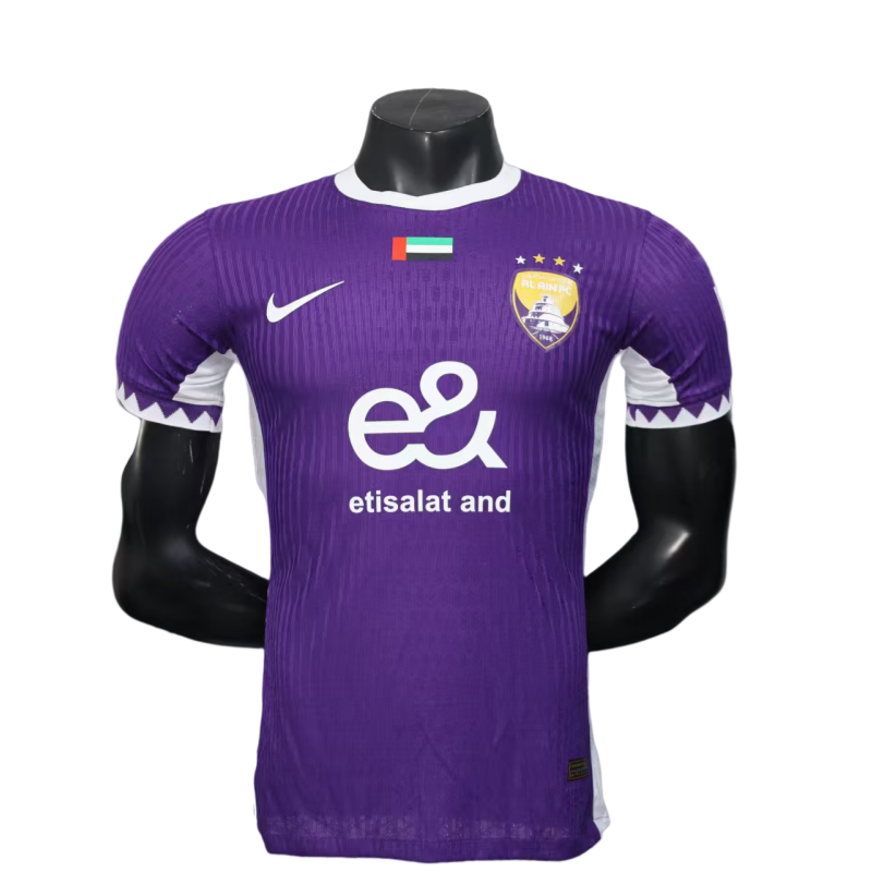 Mens Al Ain FC  Player version Purple soccer jersey 2526