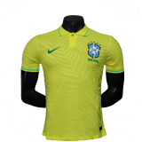 2025-26Mens Brazil Special Edition yellow Player version soccer jersey