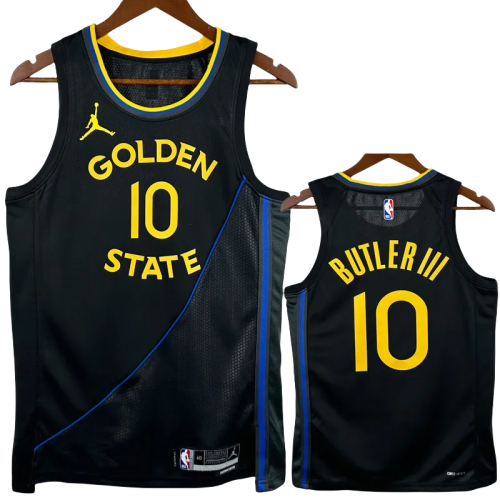 24-25 WARRIORS BUTLERIII #10 Black Top Quality Hot Pressing NBA Jersey (Trapeze Edition)