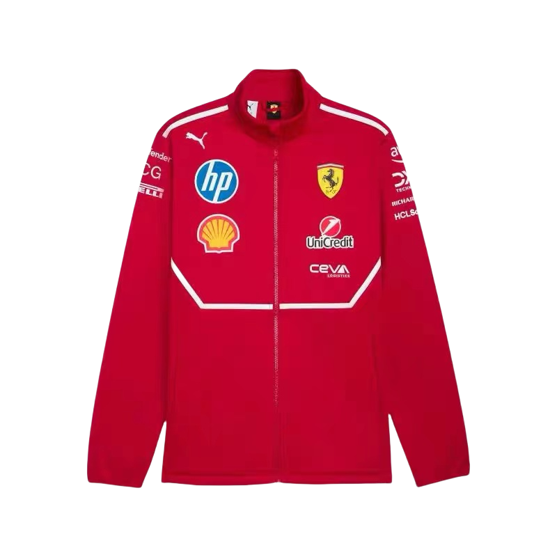 2025 F1 Ferrari Red jacket Racing Suit