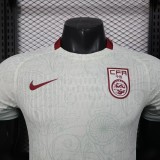 Men’s China away white  Player soccer jersey 2526