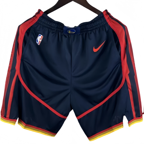 24-25 WARRIORS Black City Edition Top Quality NBA Pants