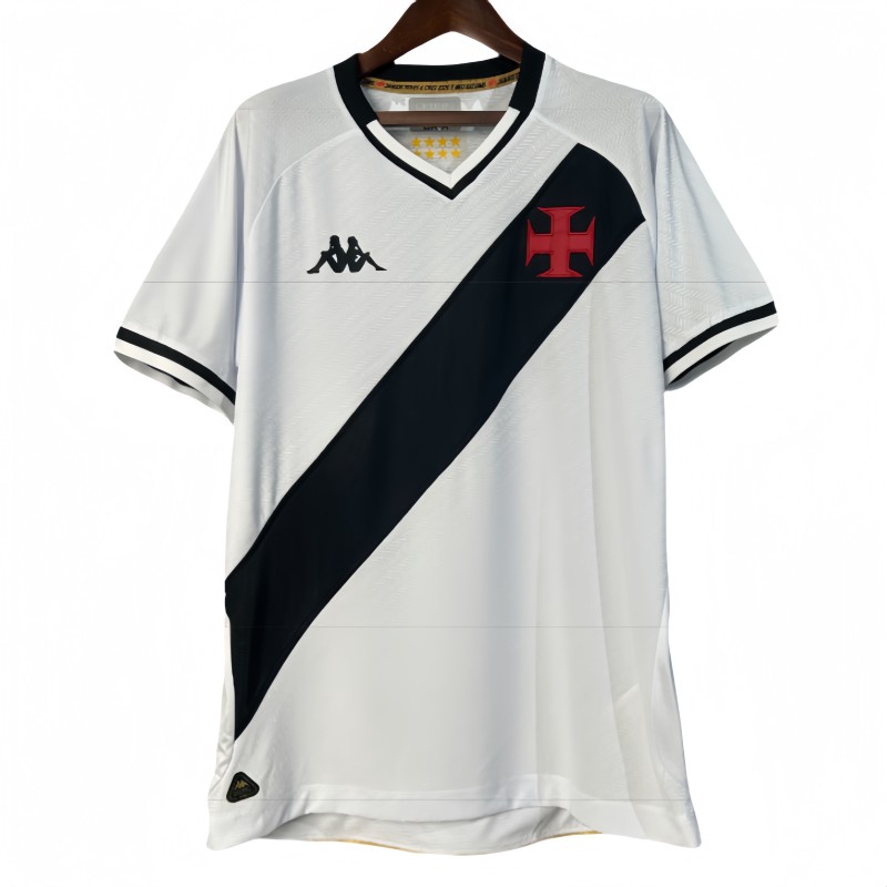 2025-26Mens Vasco da Gama FC away white soccer  Jersey